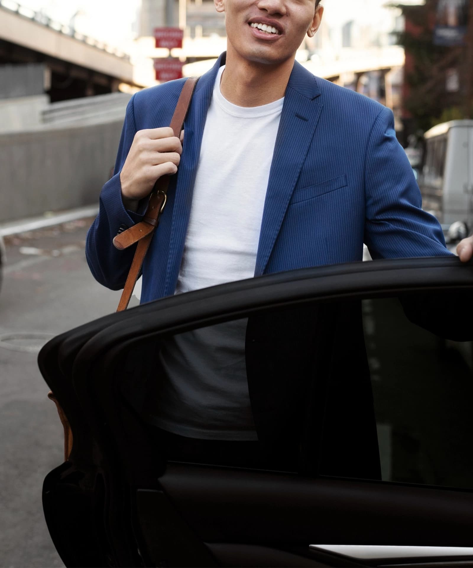 Company driver providing professional transportation support for office operations